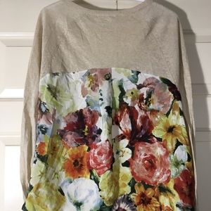 Anthropologie Moth Silk/Linen Medium Top